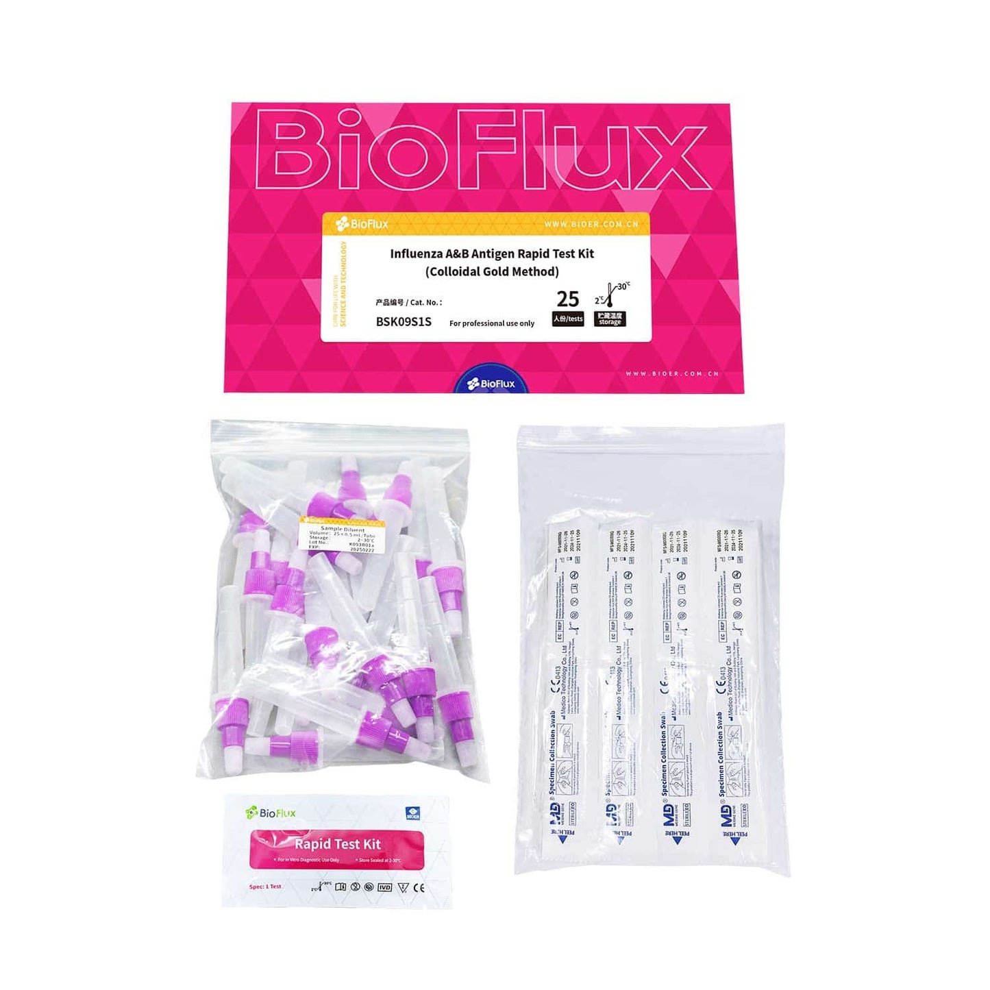 BIOFLUX Influenza A&B Antigen Rapid Test