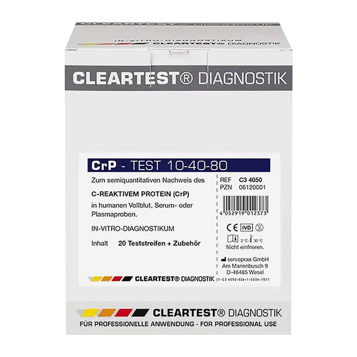 Cleartest CRP 10/40/80 Rapid Test