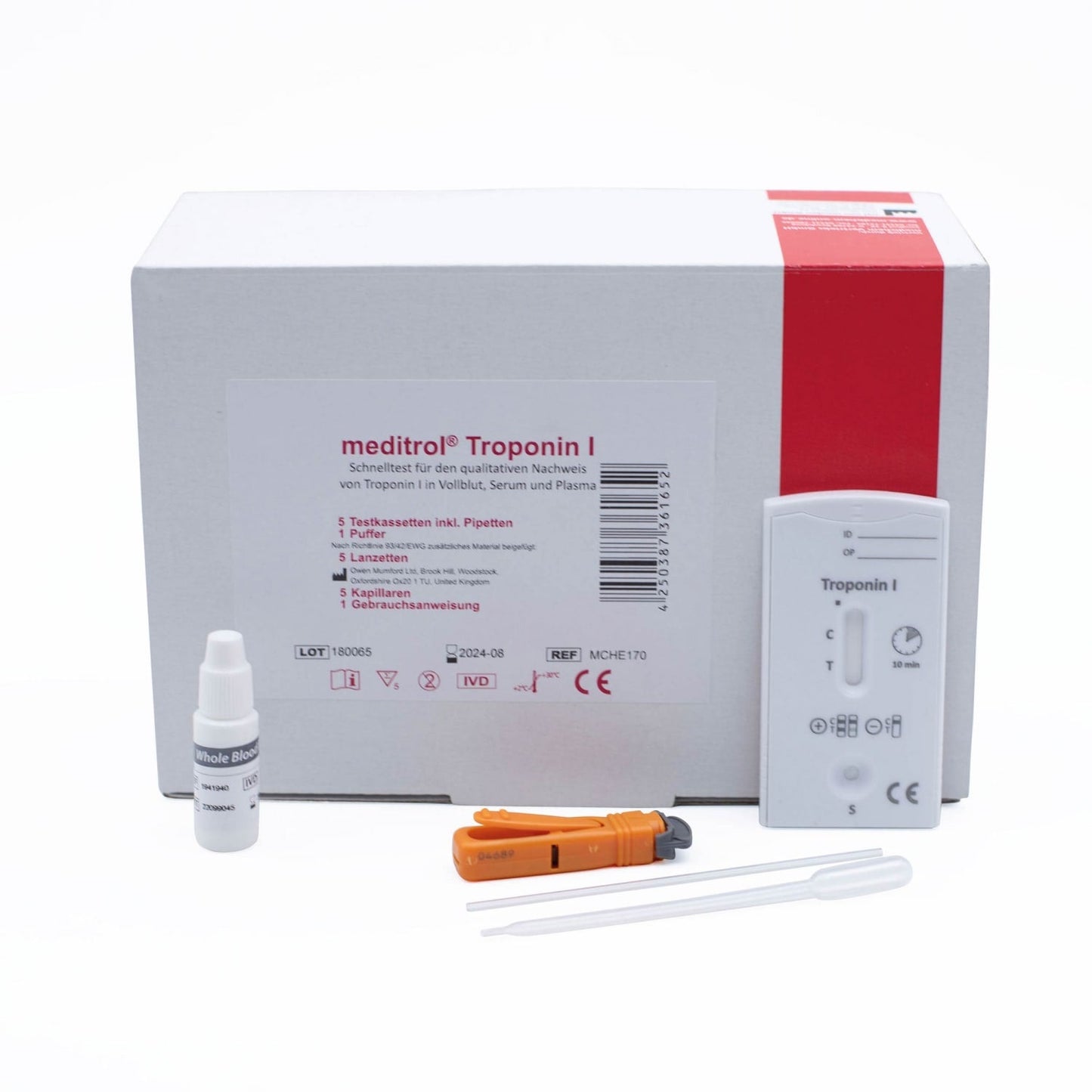 meditrol® Troponin I Test 5 Tests