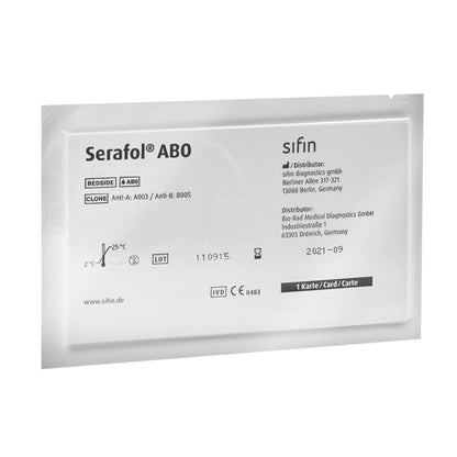 Serafol AB0 Bedside Cards 10 Kits